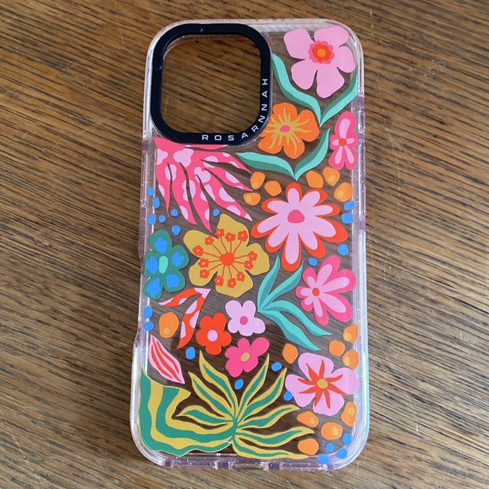 Rosarnnah passion flower phone case for iPhone 16